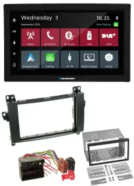 Автомагнитола для Mercedes A-Class W169/C169 Blaupunkt 2-DIN, DAB, Bluetooth, USB, MP3