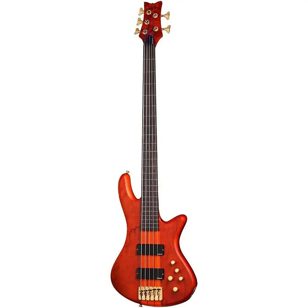 Бас-гитара Schecter Stiletto Studio-5 Fretless Satin Honey
