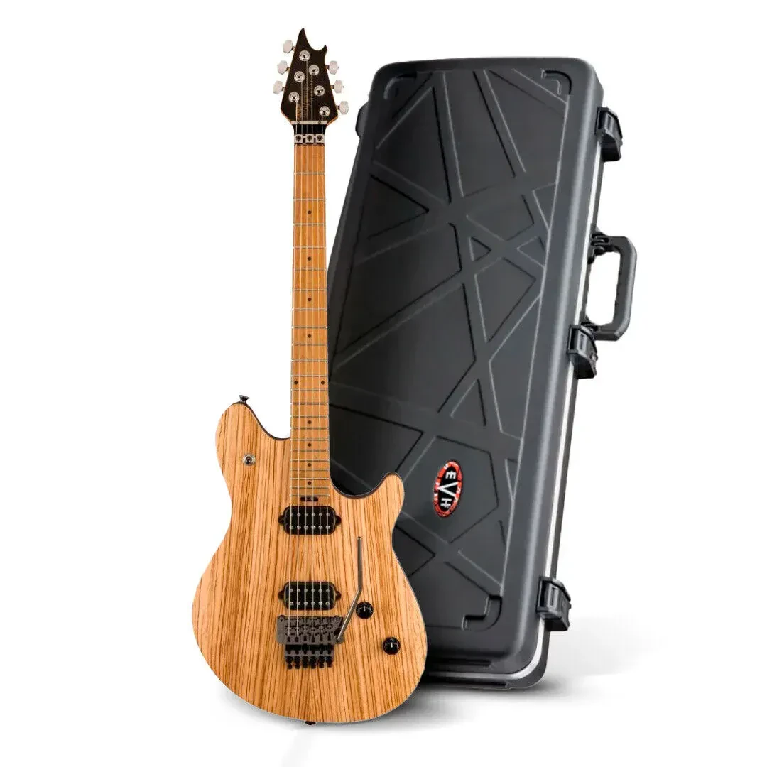 Электрогитара EVH Wolfgang Standard Exotic Zebrawood Natural с кейсом