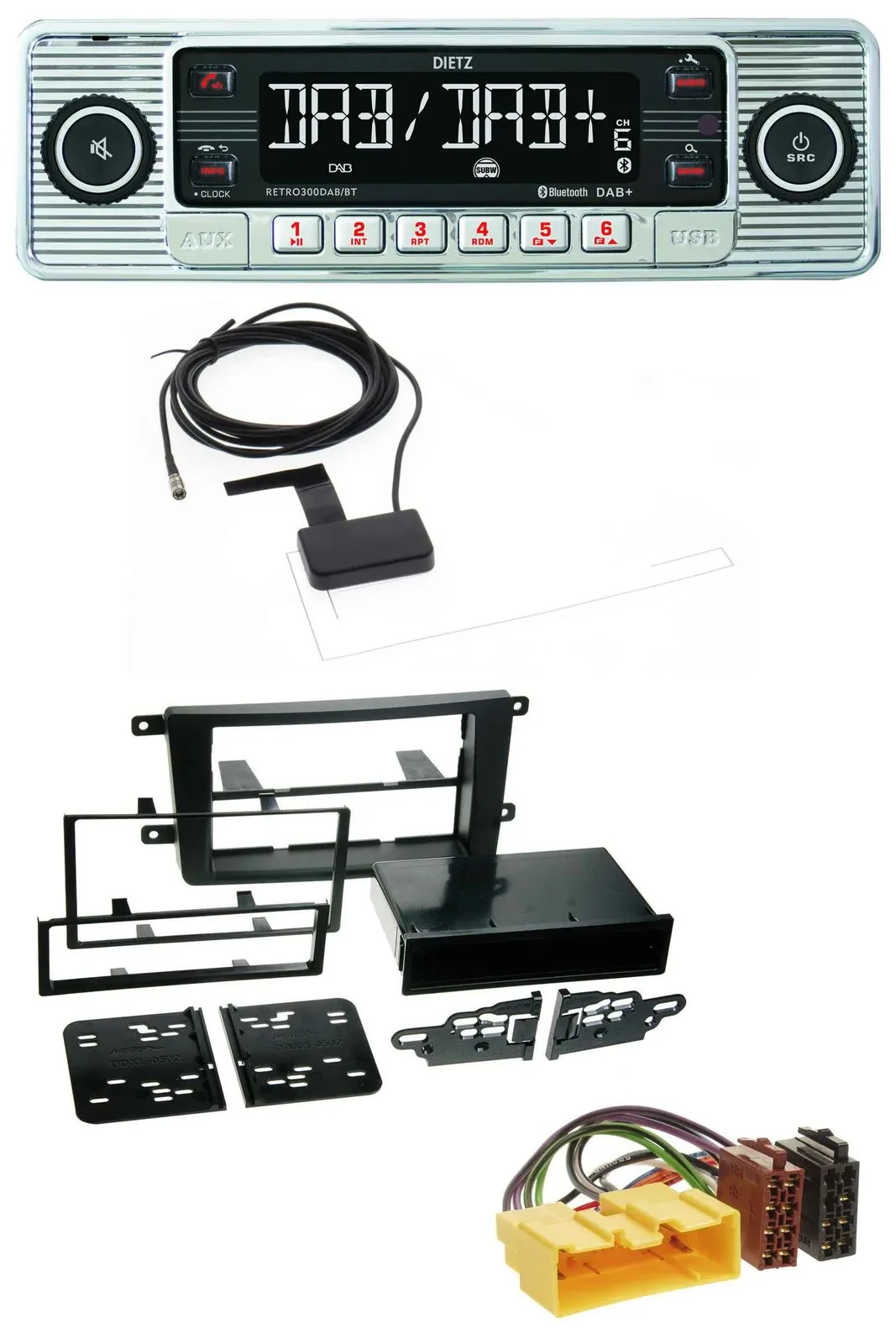 Dietz Bluetooth USB MP3 DAB Autoradio für Mazda CX-9 (2007-2016)