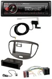 Pioneer USB MP3 DAB Bluetooth Autoradio für Hyundai i10 2008-2013 dunkelsilber