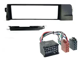 Einbauset DIN Autoradio für BMW 3er E46 Profiversion Rundpin