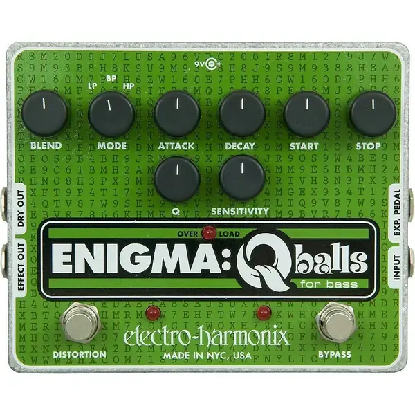 Педаль эффектов для бас-гитары Electro-Harmonix Enigma Qballs Bass Envelope Filter