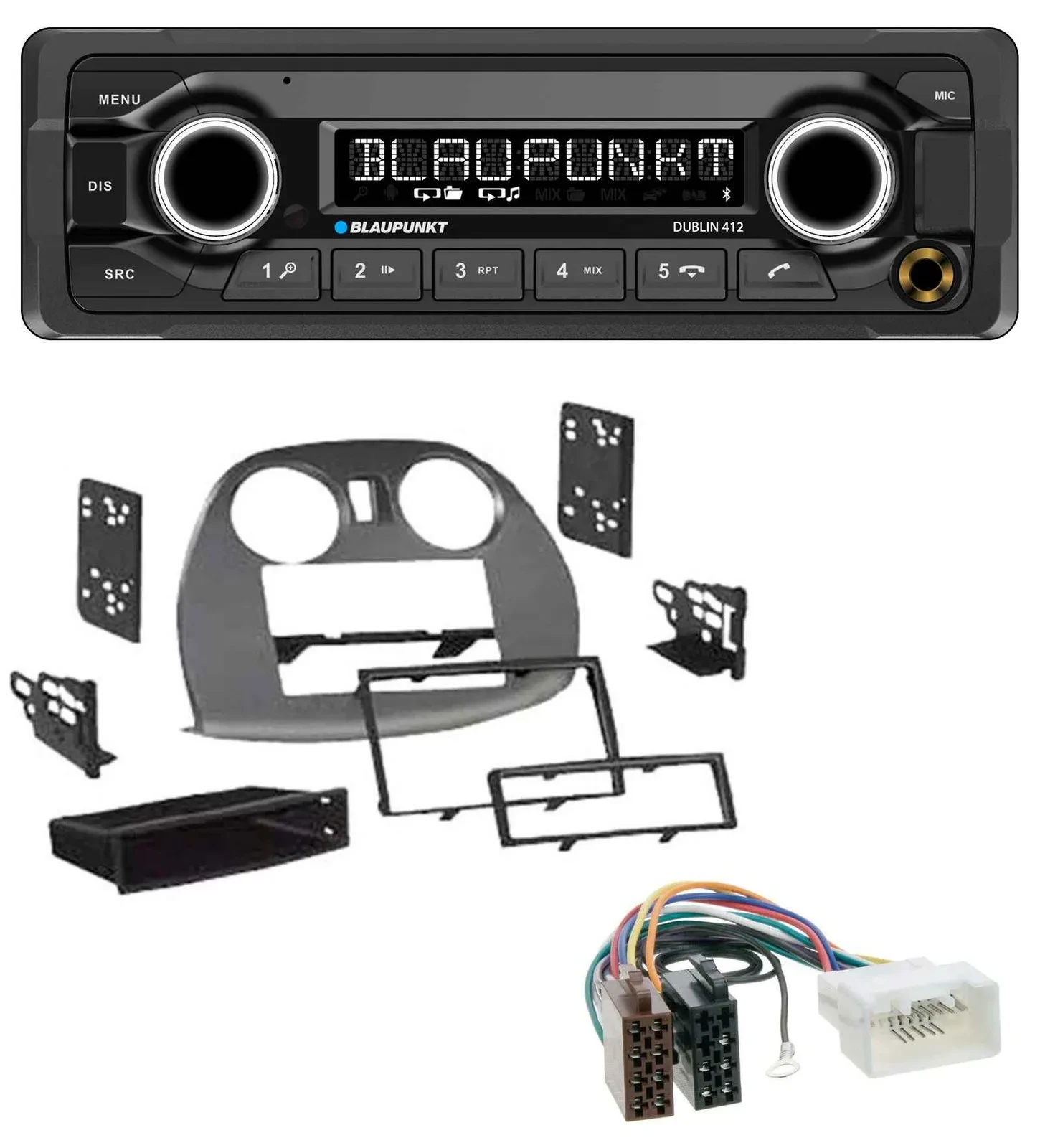 Blaupunkt MP3 Bluetooth USB AUX Autoradio für Mitsubishi Eclipse 4G 2005-2012