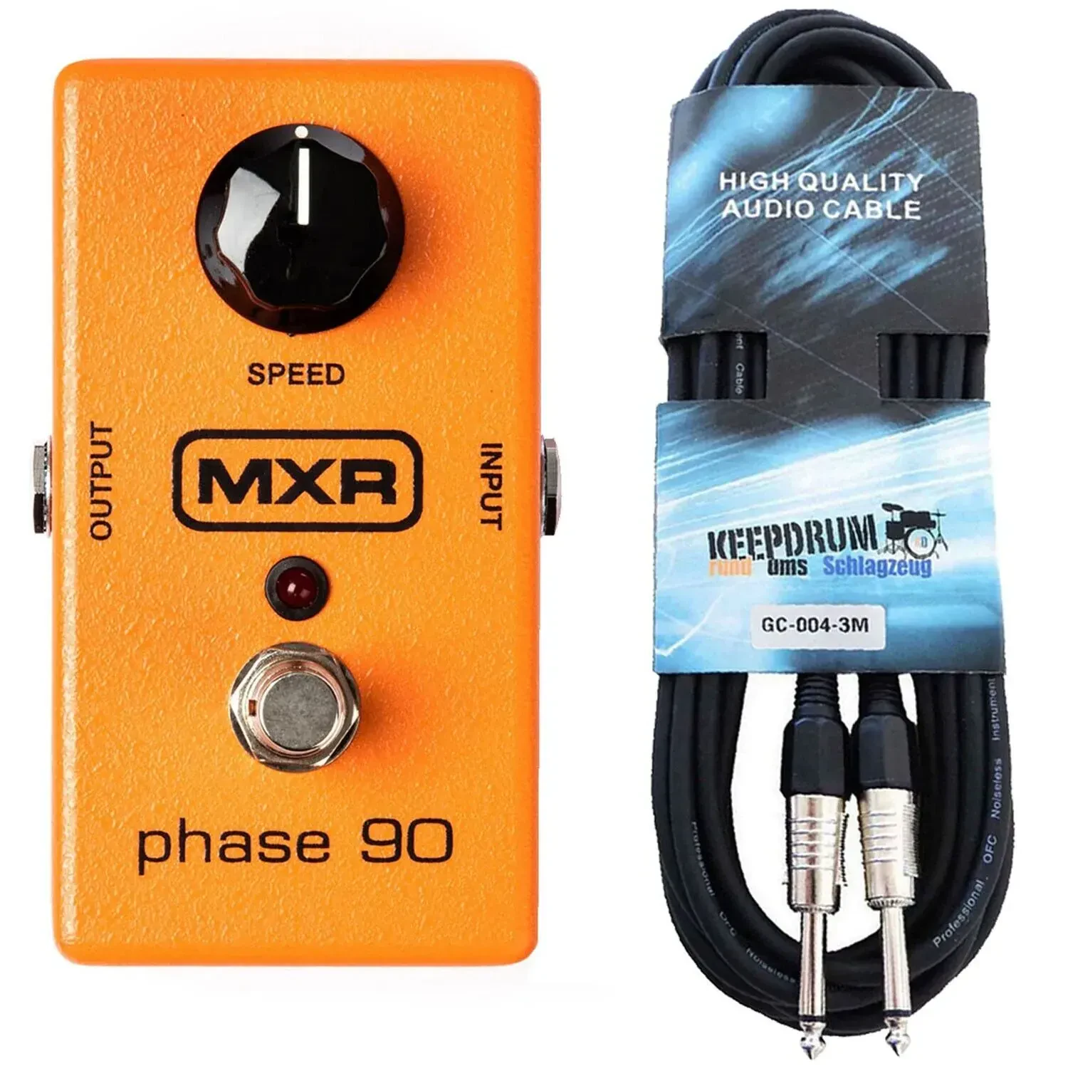 Педаль эффектов для электрогитары MXR M101 Phase 90 Analog Phaser с кабелем