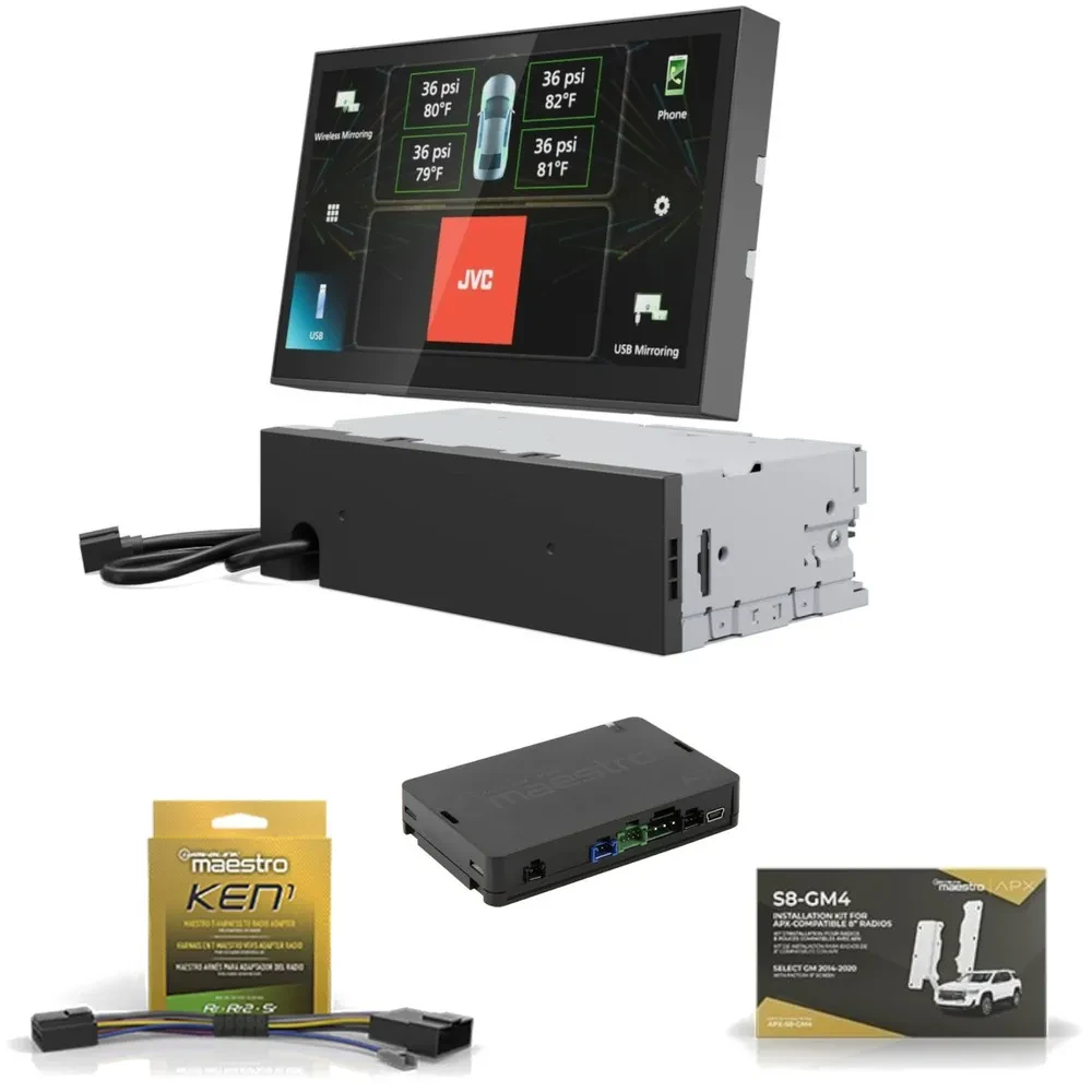 JVC KW-Z800AW Direct Fit Digital Receiver Package