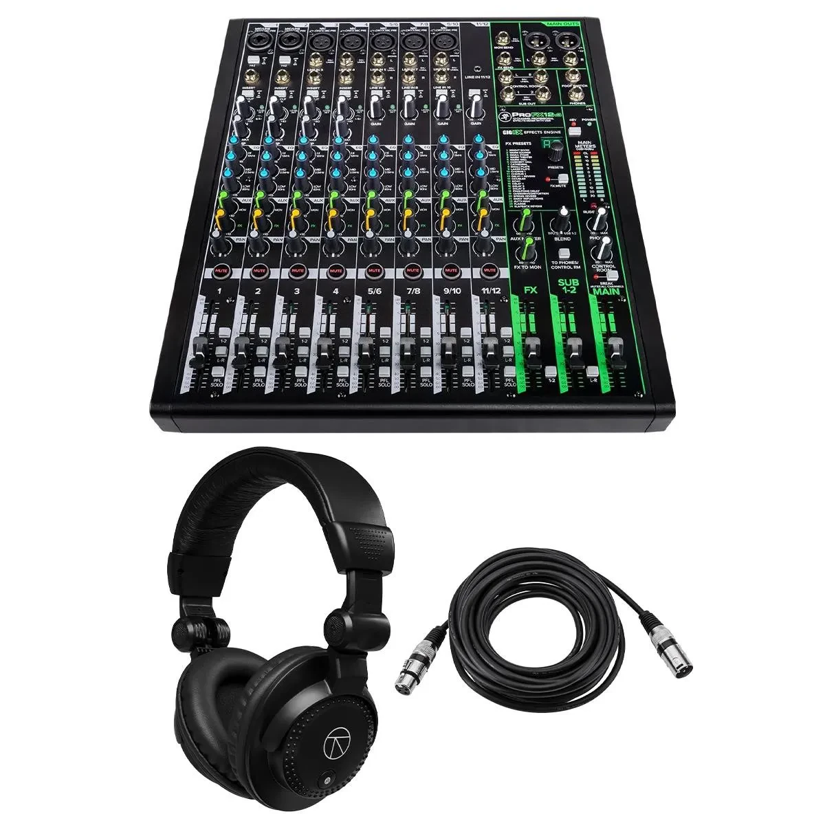 Аналоговый микшер Mackie ProFX12v3 12-Channel, USB, с эффектами, с ПО