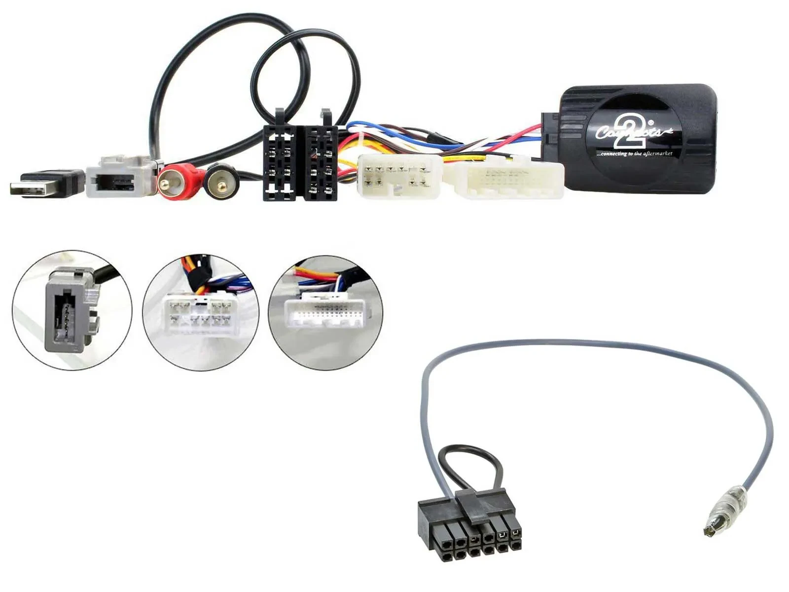 Connects2 Lenkradadapter für Toyota Aygo ab 2014 Zenec 42-TY-406