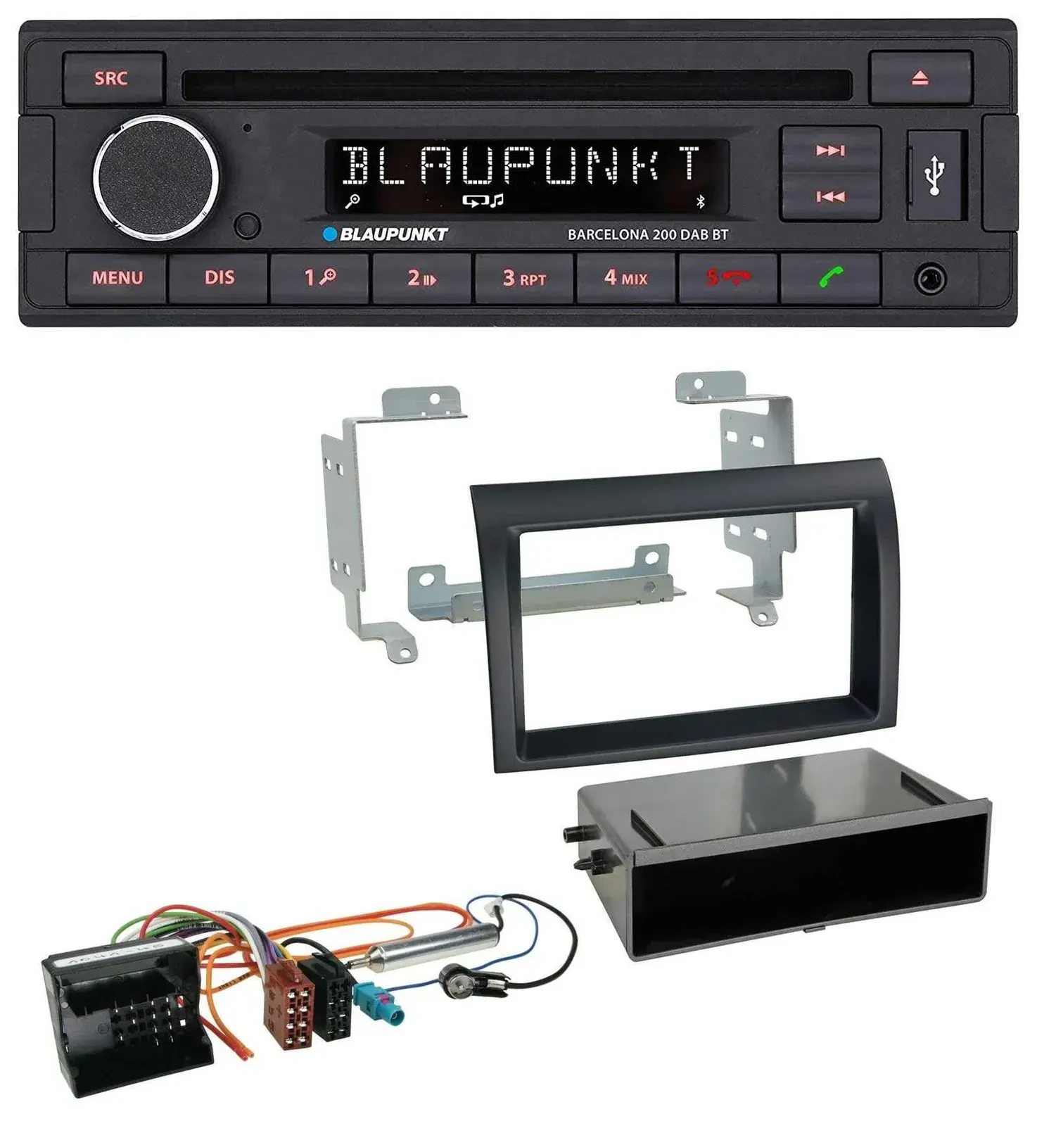 Blaupunkt USB DAB CD Bluetooth MP3 Autoradio für Citroen Jumper Quadlock 06-11 s