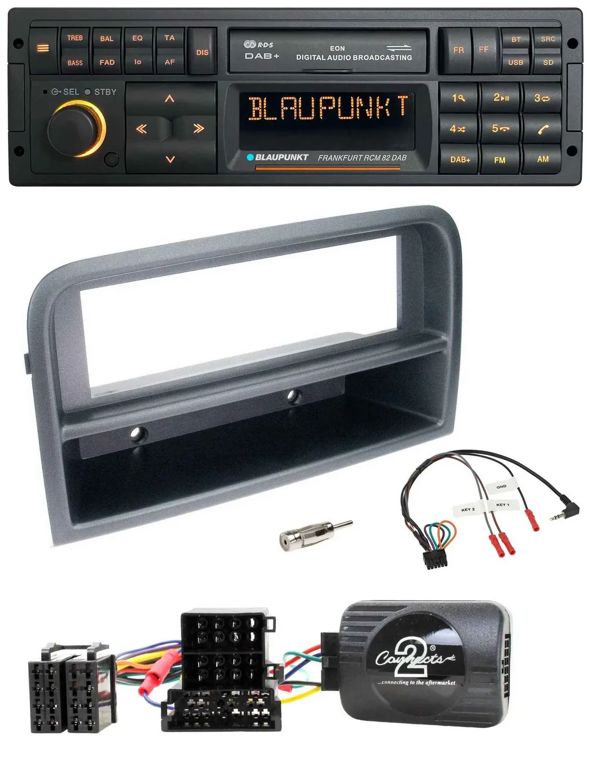 Blaupunkt USB DAB SD Lenkrad Bluetooth Autoradio für Fiat Croma 2005-2010