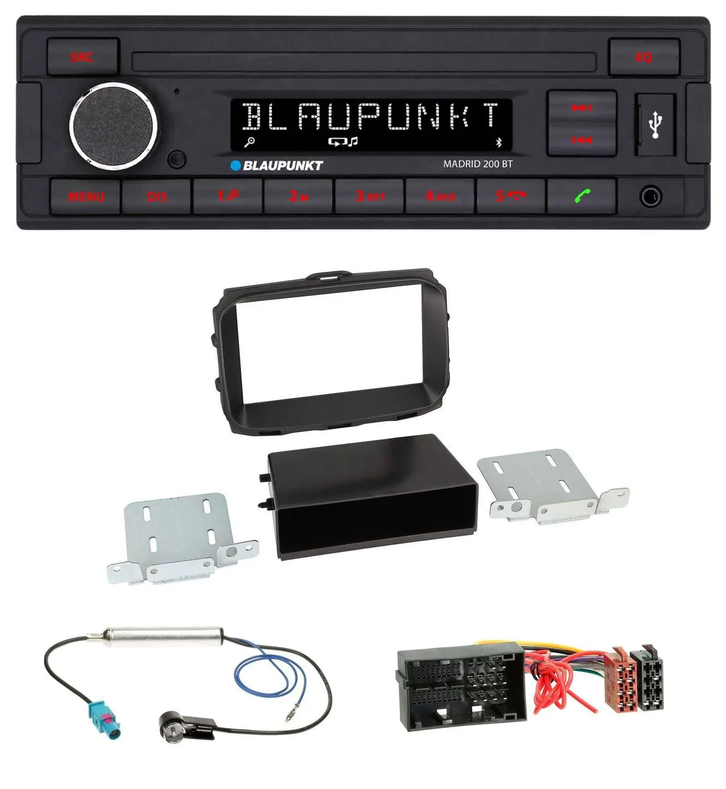 Автомагнитола для Alfa Romeo Giulietta 940 Facelift Blaupunkt USB, AUX, Bluetooth, MP3