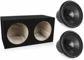 2x Rockford Fosgate P3D2-12 600W 12" Car Subwoofers with Free Dual Enclosure Box