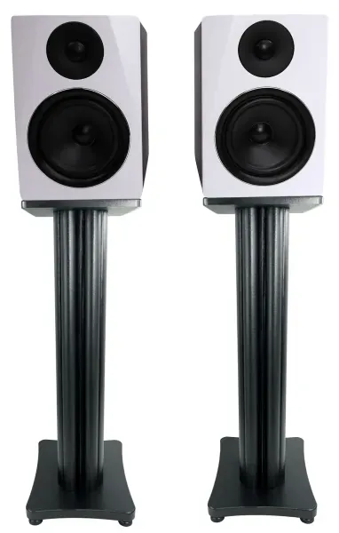 (2) Rockville APM6W 6.5" USB Studio Monitor Speakers+28" Black Premium Stands