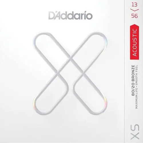 Струны для акустической гитары D'Addario XSABR1356 80/20 Bronze Medium 13-56