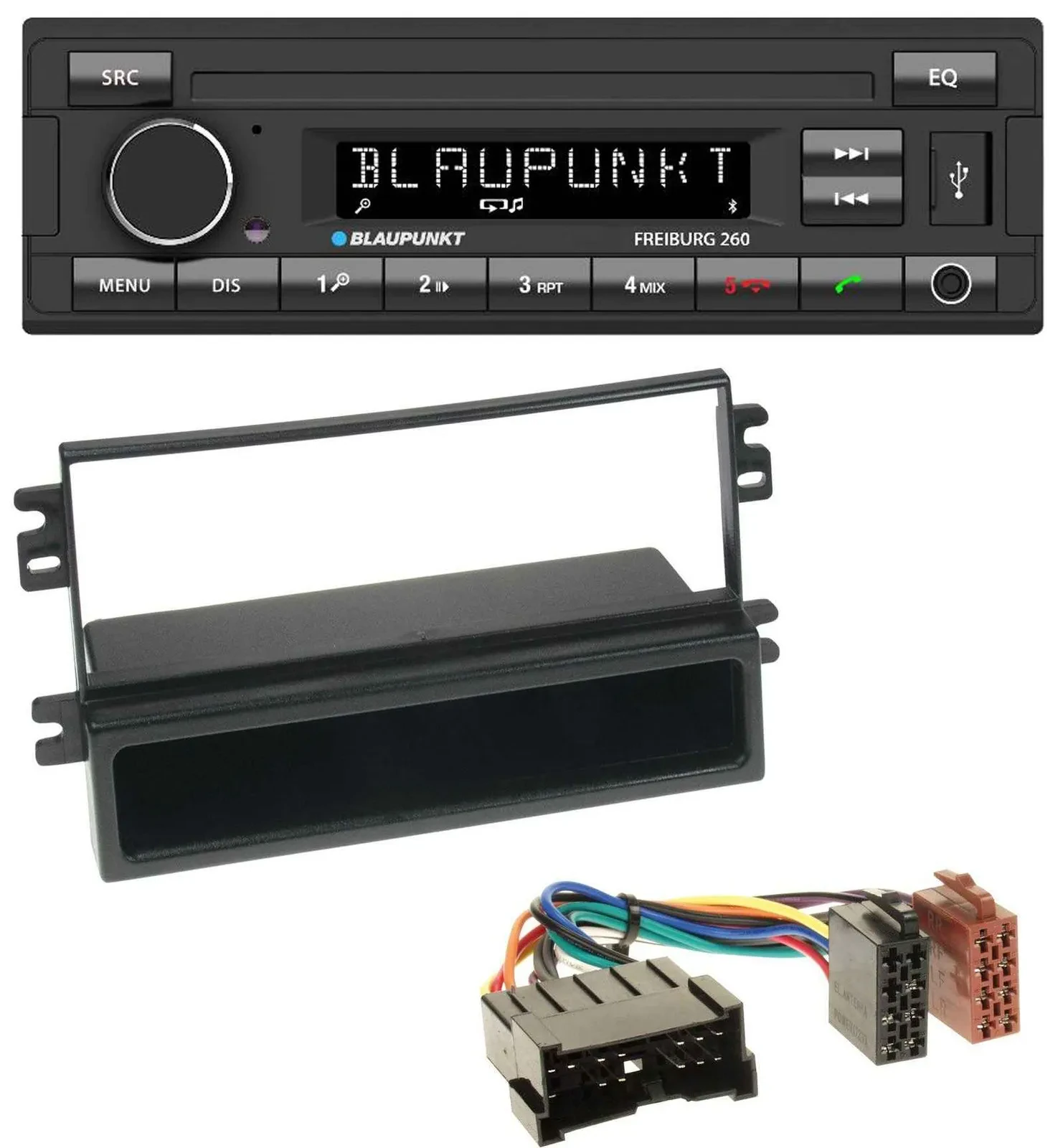 Автомагнитола для Kia Carens II (2004–2006) Blaupunkt USB, AUX, Bluetooth, MP3