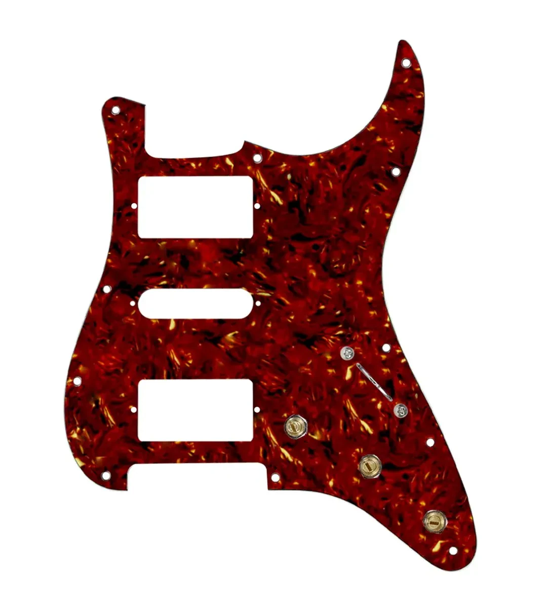 920D Custom HSH Pre-Wired Pickguard for Strat With A Tortoise Pickguard and S...