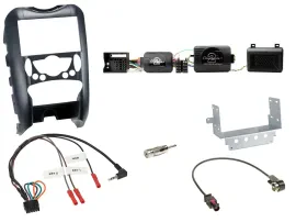 Einbauset Lenkradadapter Doppel DIN Autoradio für Mini Cooper 06-14 Parksensor