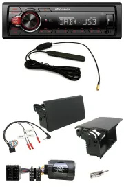 Pioneer MP3 DAB 1DIN Lenkrad USB Autoradio für Citroen Berlingo 1996-2007