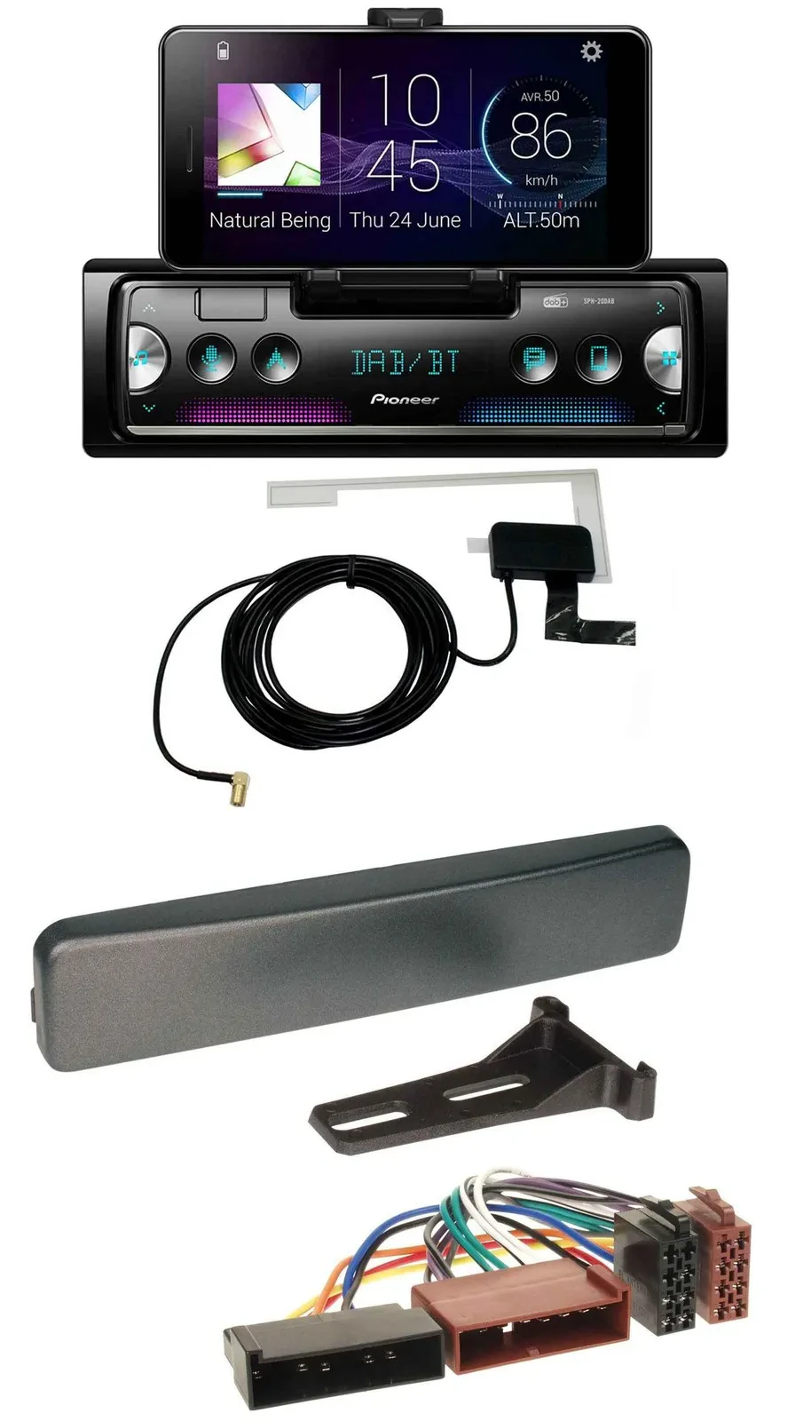 Pioneer DAB Bluetooth MP3 USB Autoradio für Ford Cougar Fiesta Mondeo Focus Puma