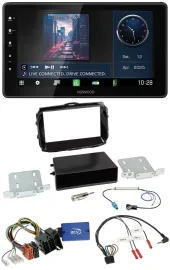 Kenwood Lenkrad Bluetooth USB DAB Autoradio für Alfa Romeo Giulietta 13-21 ISO p