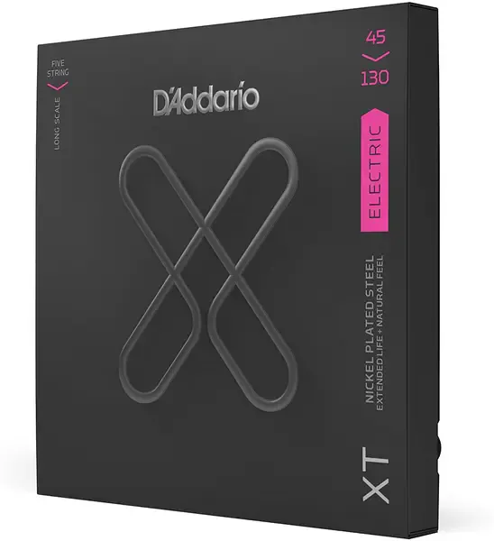 Струны для 5-струнной бас-гитары D'addario XTB45130 45-130