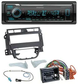 Kenwood Bluetooth MP3 DAB USB Autoradio für Opel Meriva B (ab 2010)