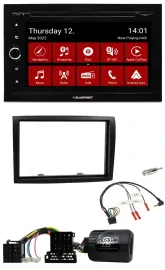 Автомагнитола Blaupunkt 2-DIN DVD Bluetooth DAB USB для Citroen Jumper/Peugeot