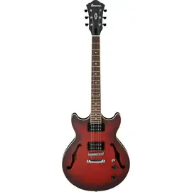 Электрогитара полуакустическая Ibanez Artcore AM53 Semi-Hollow Sunset Red Flat