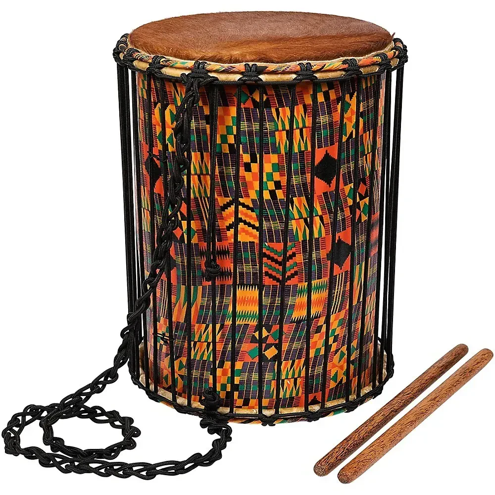 Этнический барабан X8 Drums Kente Cloth Dundun