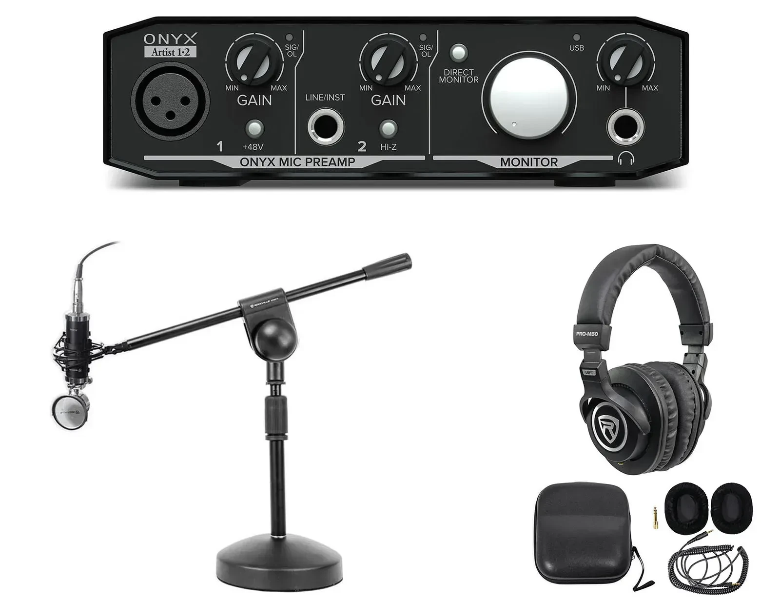 Комплект для подкастов Rockville Podcasting Recording Bundle