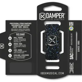 DAMD04 Демпфер гитарный, средний, синие кристаллы, IBOX