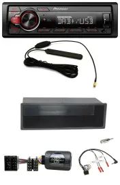 Pioneer MP3 DAB 1DIN Lenkrad USB Autoradio für Citroen C2 C3 Berlingo 02-06