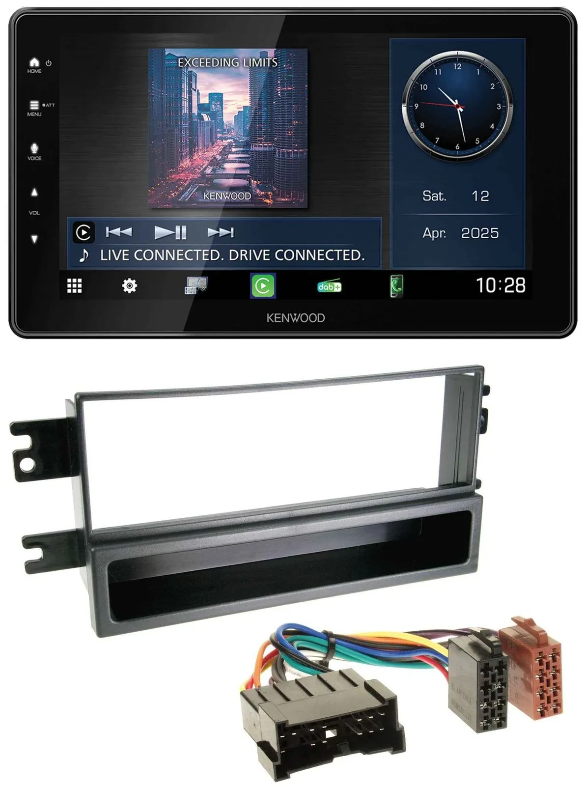 Kenwood MP3 Bluetooth USB DAB Autoradio für Kia Cerato (bis 2007)