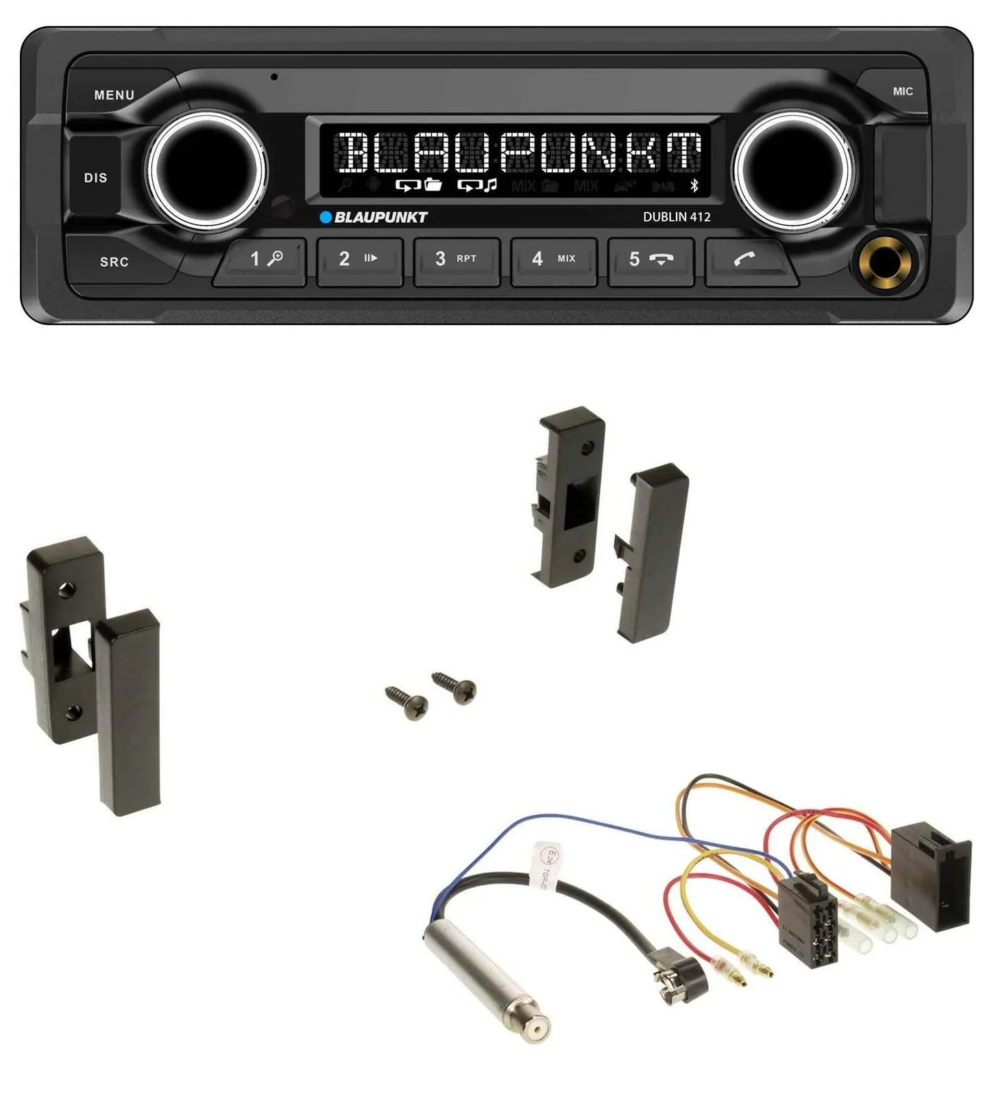 Blaupunkt MP3 Bluetooth USB AUX Autoradio für Audi A3 (8L, 1996-2000)