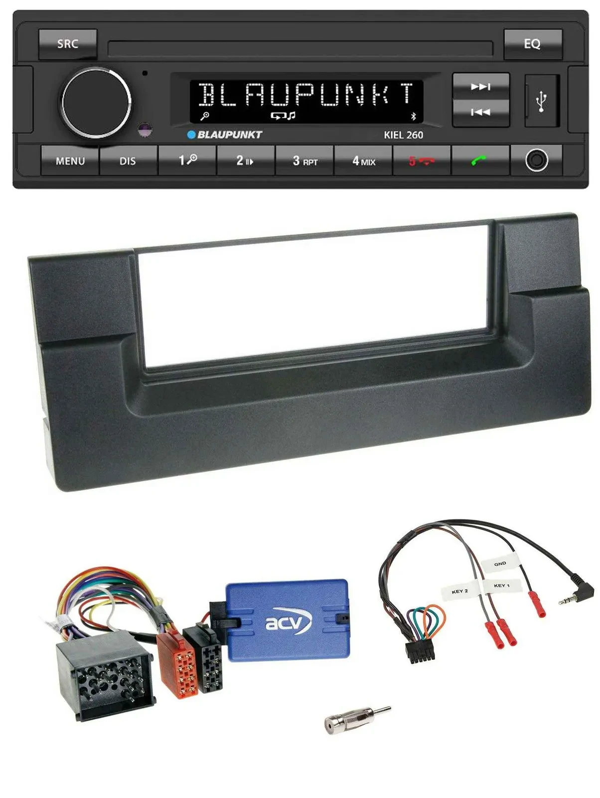 Blaupunkt USB DAB Bluetooth Lenkrad Autoradio für BMW 5er E39 1996-2001
