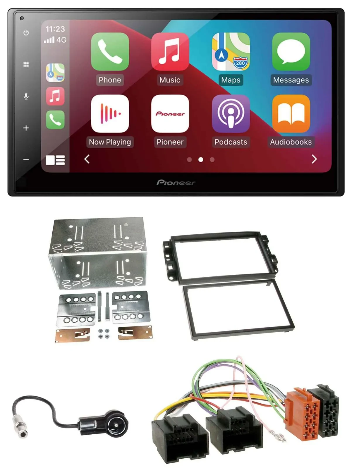 Pioneer USB MP3 DAB 2DIN Bluetooth Autoradio für Chevrolet Aveo Epica Captiva 06