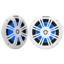 Морская акустика Kicker 51KM604WL 6.5", коаксиальная, 4 Ом, с LED-подсветкой