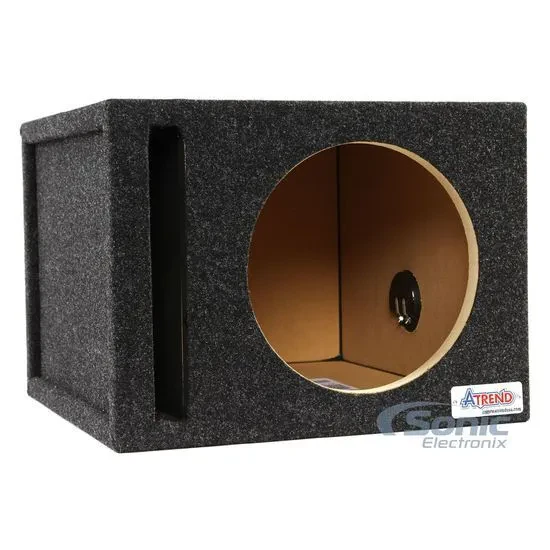 Atrend 10SQV 10" Single Pro Series Vented/Ported Subwoofer Enclosure Box