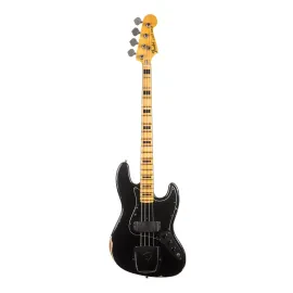 Бас-гитара Fender Custom Shop 1972 Jazz Bass Relic Black