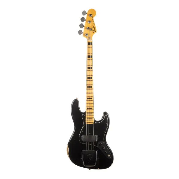 Бас-гитара Fender Custom Shop 1972 Jazz Bass Relic Black