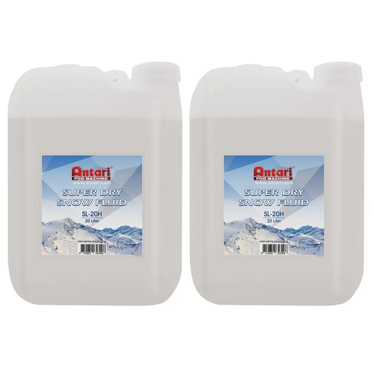 Antari SL-20H 20 Liter Bottles of Super Dry Snow Fluid 2 Pack