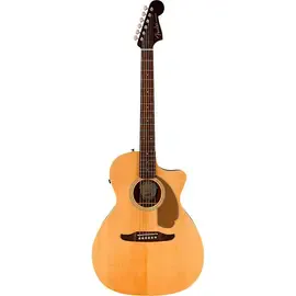 Электроакустическая гитара Fender California Newporter Player Acoustic-Electric Guitar Natural