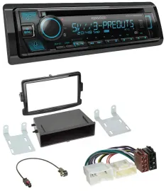 Kenwood Bluetooth USB CD MP3 DAB Autoradio für Dacia Dokker, Duster, Logan