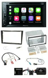 Pioneer Lenkrad USB DVD Bluetooth DAB 2DIN Autoradio für Opel Zafira Corsa D Ast