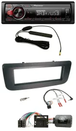 Pioneer MP3 DAB 1DIN Lenkrad USB Autoradio für Skoda Fabia 07-14 Praktik Roomste