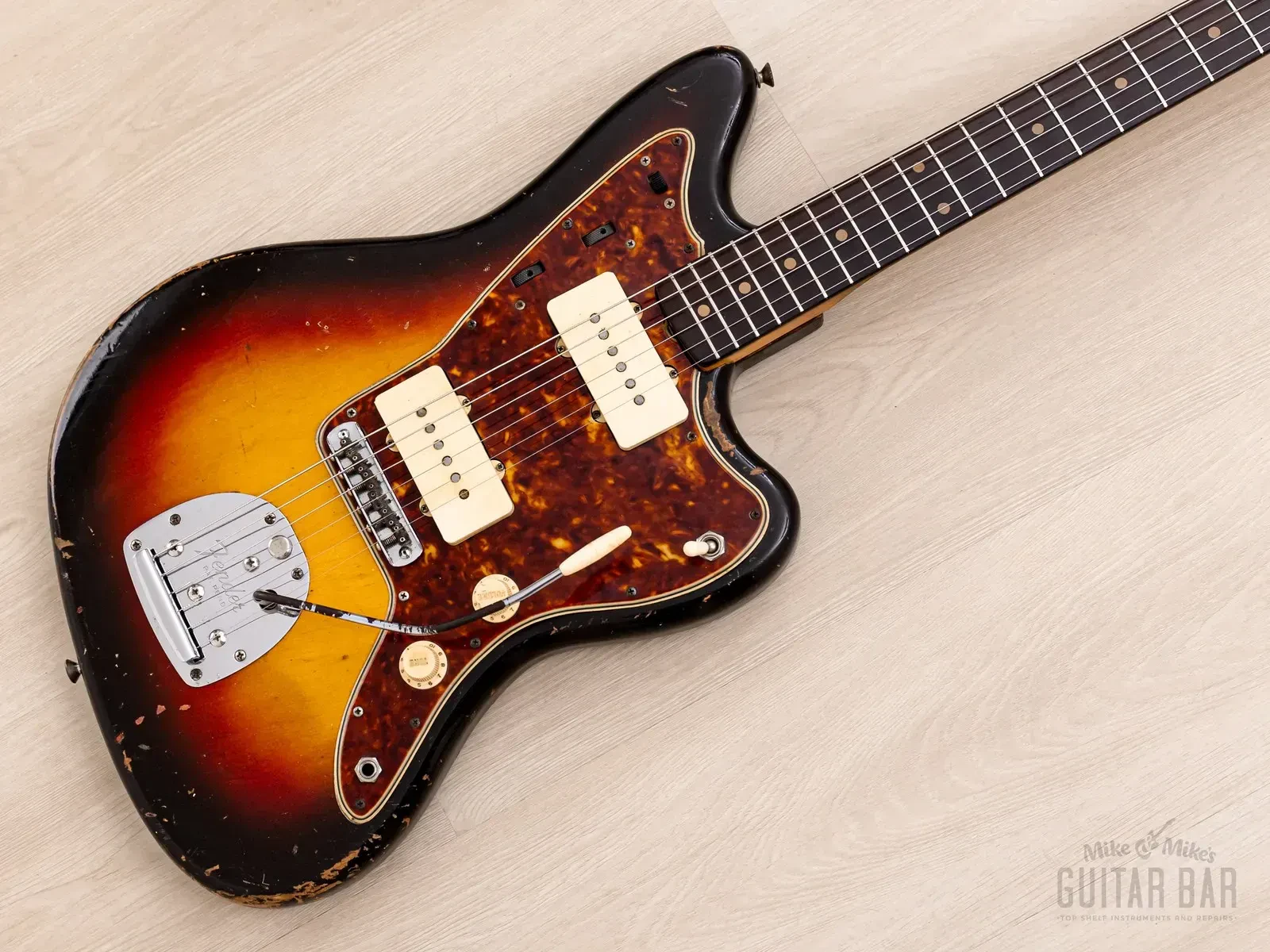 1961 Fender Jazzmaster Pre-CBS Slab Board Vintage Offset Guitar