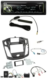 Автомагнитола для Ford Focus DYB 2011–2014 Pioneer MP3, USB, CD, DAB, поддержка кнопок на руле