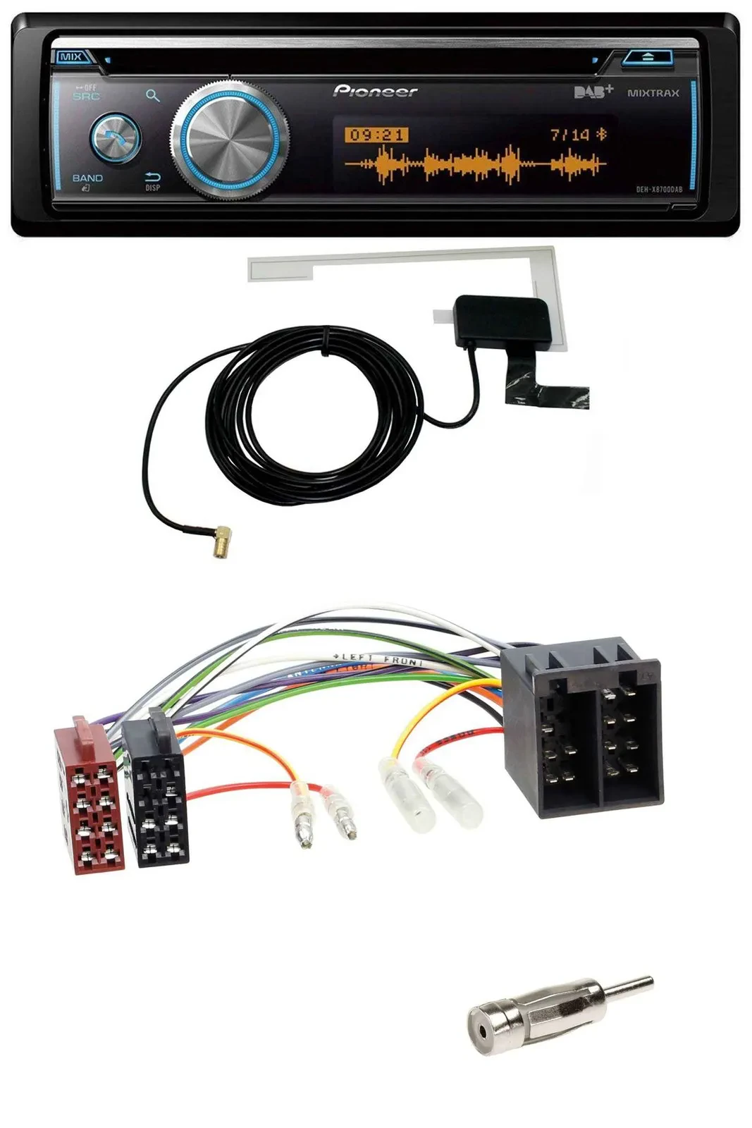 Pioneer Bluetooth DAB MP3 USB CD Autoradio für Opel Astra F 1991-98 Corsa A+B 19