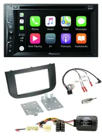 Pioneer Lenkrad USB DVD Bluetooth DAB 2DIN Autoradio für Mitsubishi Colt 2008-20