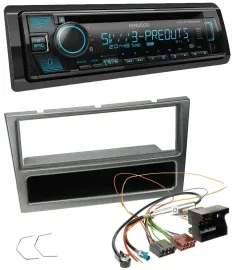 Kenwood Bluetooth USB CD MP3 DAB Autoradio für Opel Corsa C Quadlock 2004-2006 a